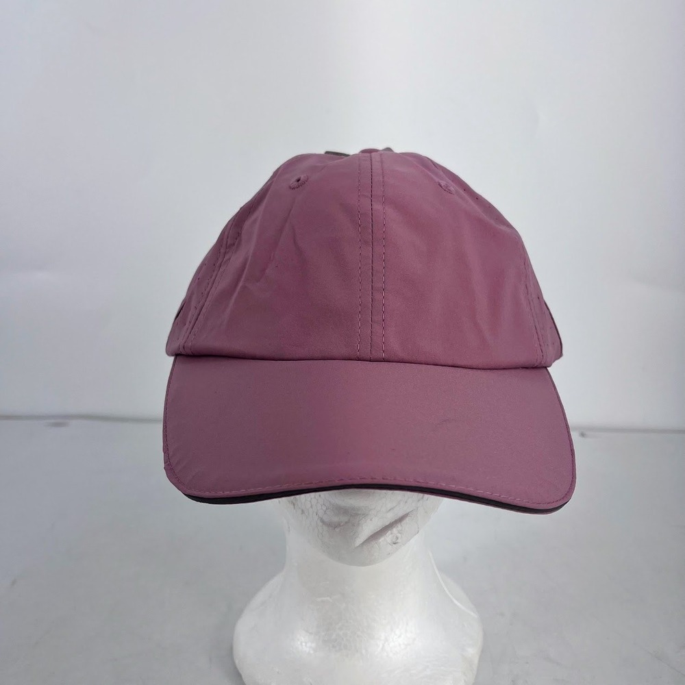 Zella Womens Reflective Performance Baseball Cap Mauve Pink Adjustable RZ497208